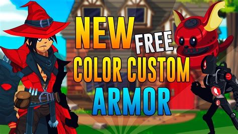 Aqwtop 5 Color Custom Armor Youtube