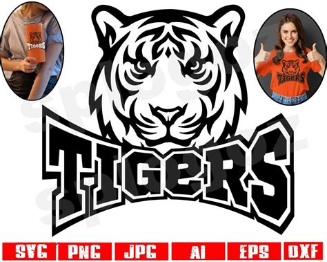 Tigers Svg Tiger Svg Tigers Png Tigers Mascot Svg Tigers Etsy In