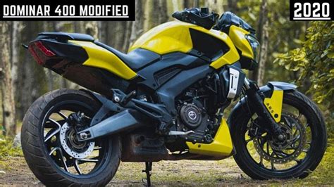 Bajaj Dominar 400 Modified By Yellowbean In Yellow Colour Best