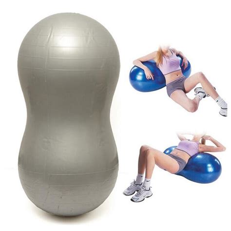 95x45cm Anti Burst Peanut Shape Fitball Yoga Ball Fitness Training