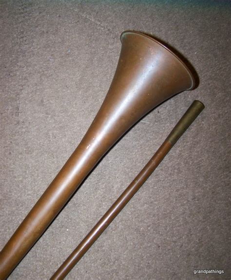 Antique Copper And Brass Fox Hunting Horn Antiques
