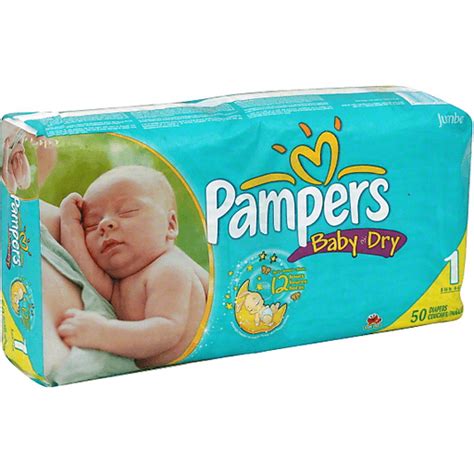 Pampers Baby Dry Size 1 Sesame Street Diapers 50 Ct Diapers