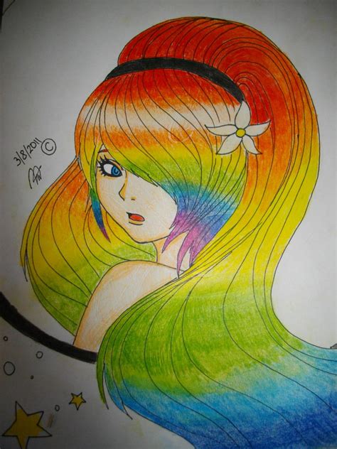 Rainbow Girl By Xxira Eshvoxx On Deviantart