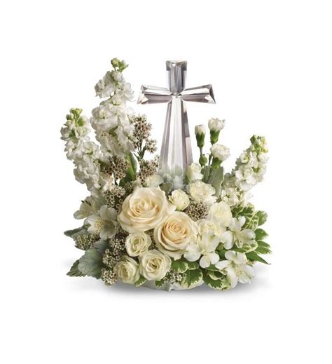 14 funeral urn memorial service table arrangement ideas memorial. Cremation urn flowers sympathy | Funeral florals ...