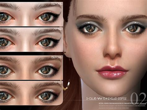Eyelid 201702 By S Club Wm Sims 4 Skins