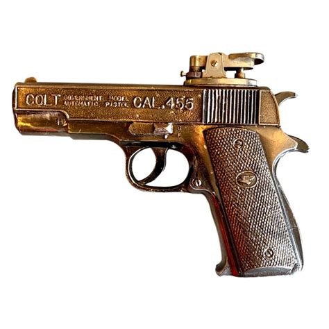 Vintage Colt 45 Handgun Lighter At 1stdibs