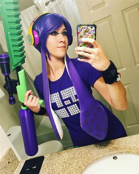 Splatoon Purple Inkling Cosplay 💜 Splatoon Cosplay Cute Cosplay Splatoon Costume