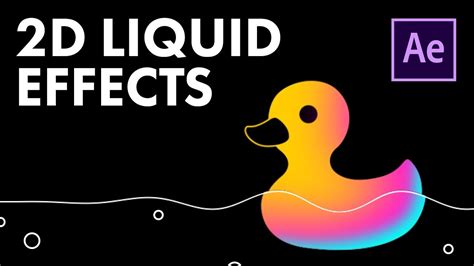 Easy 2d Liquid In After Effects Tutorial Water Ripple Animation