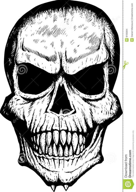Crazy Skull Skulls Drawing Scary Drawings Demon Drawings