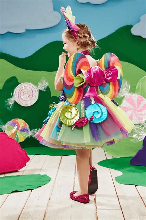 Candy Fairy Costume For Girls Trajes De Doces Fantasia Para Garotas