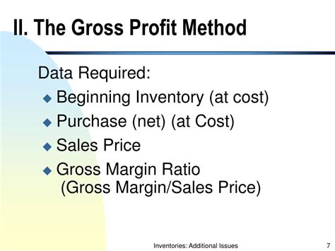 Ppt Inventories Additional Valuation Issues Powerpoint Presentation