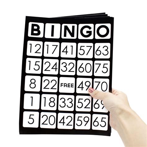 Ez Readers Jumbo Bingo Cards Pack Of 50 Gbin 207
