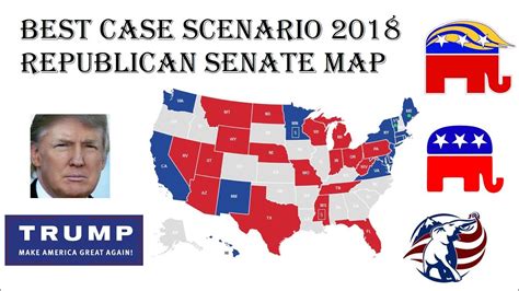 2018 Senate Predictions Will Republicans Win In 2018 Midterms Keep Senate Map Projection