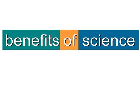 Benefits Of Science Youtube