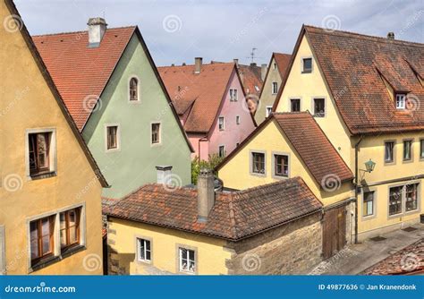 Rothenburg Ob Der Tauber Germany Stock Photo Image Of Medieval