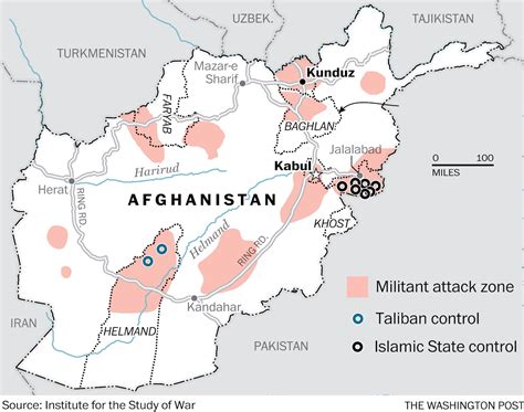 This Map Explains Why Obama Decided To Leave Thousands Of Troops In Afghanistan The Washington