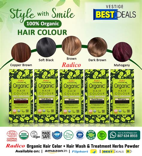 Radico 100 Organic Hair Color Products Buy Radico Colour Me Organic