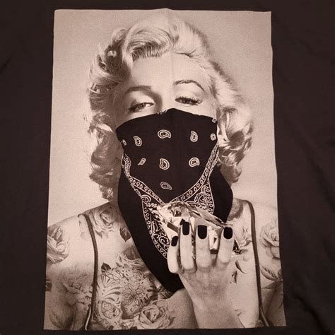 Tatted Up Marilyn Monroe With Bandana