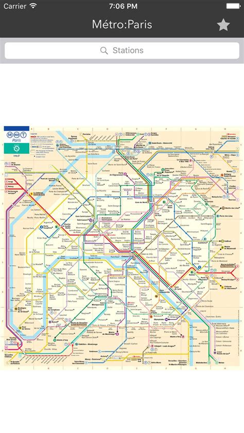 Mtro Paris Offline Subway Map Apples To Apples Game Paris Metro