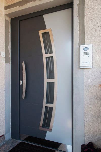 Modern Aluminum Front Entry Door Modern Front Doors New York By