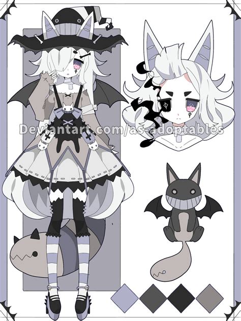 Witch Monster Adoptable Closed By As Adoptables On Deviantart