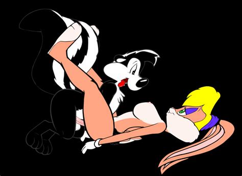 Rule 34 Animated Anthro Female Fur Furry Lola Bunny Looney Tunes Male Pepe Le Pew Rabbit Skunk