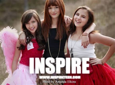Bella Thorne Inspire Magazine With Ryan Newman And Adair Tishlervid Cap Sitcoms Online Photo