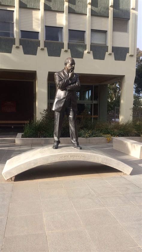 John Monash Statue Monash University Clayton Victoria Australia