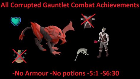 Combat Achievements All Corrupted Gauntlet Grandmaster Tasks Youtube