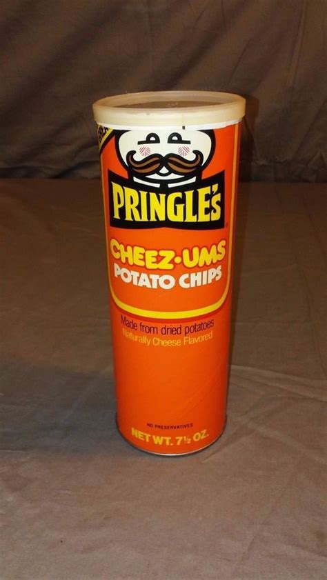 Vintage Pringles Can Cheese Ums Flavor Pringles Pringles Potato