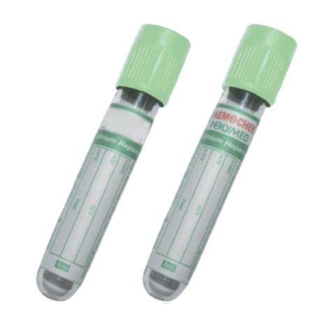 Vacutainer Tube Pst Ii With Light Green Hemogard Closure 8ml X 100