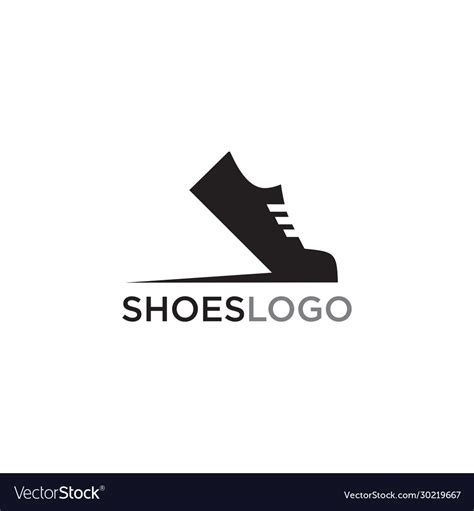 Shoes Company Logo Design Template Royalty Free Vector Image