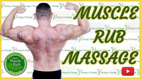 Muscle Rub Full Body Deep Tissue Male Leg Massage Youtube