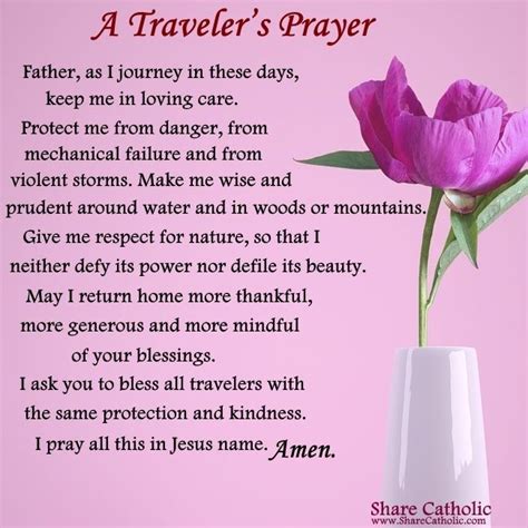 Pin By Kathleen Murphy On Prayers Prayer For Travel Safe Travels