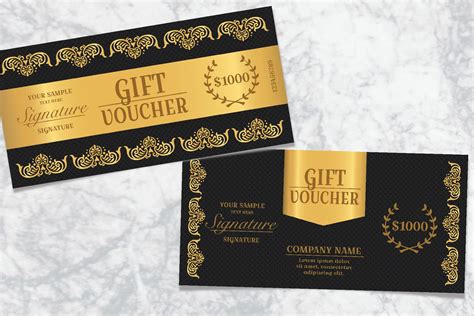 Exclusive Gift Voucher Template (45403) | Flyers | Design Bundles