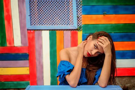Beauty Kaan Altindal Colorful Girl Model Woman Hd Wallpaper Peakpx