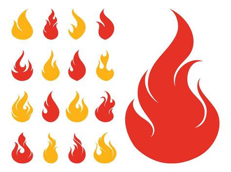 ✓ free for commercial use ✓ high quality images. Fire Icons Set Vector Art & Graphics | freevector.com