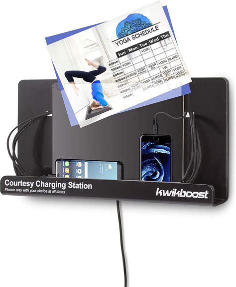 Buy Kwikboost Wall Mounted Cell Phone Charging Station With Acrylic