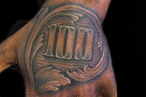 Hundred Dollar Bill Tattoo Designs