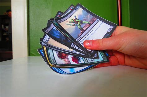 Write the title and add any additional artwork and colors to complete the card. How to Make Your Own Awesome Trading Cards! - Instructables