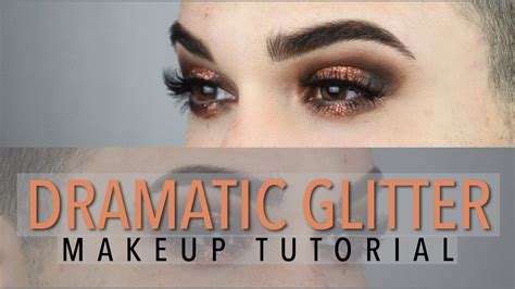 Dramatic Glitter Look Makeup Tutorial Youtube