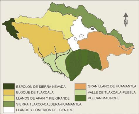 Tlaxcala Mapa Estado De Tlaxcala De La Republica Mexicana Mexico Real