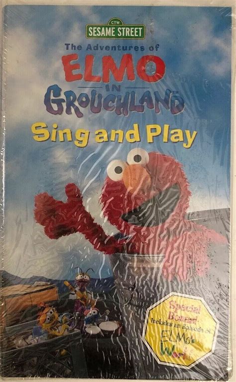 Sesame Street The Adventures Of Elmo In Grouchlandsing And Playvhs