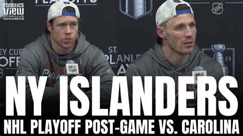 Casey Cizikas Matt Martin React To Physical Turn In New York Islanders Vs Carolina Series