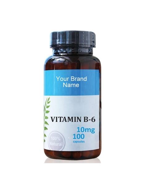 Those with b12 deficiency, or an inability to absorb it, can use supplements. Vitamin B6 Food Supplement Natural Private Label ...