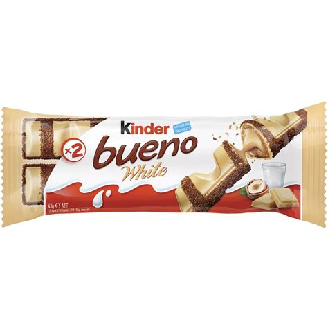 Kinder Bueno White Chocolate Bar 39g X Packs Hong Kong Specialties