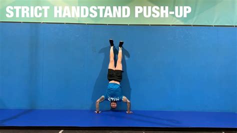 Halo Fitness Experience Strict Handstand Push Up Youtube