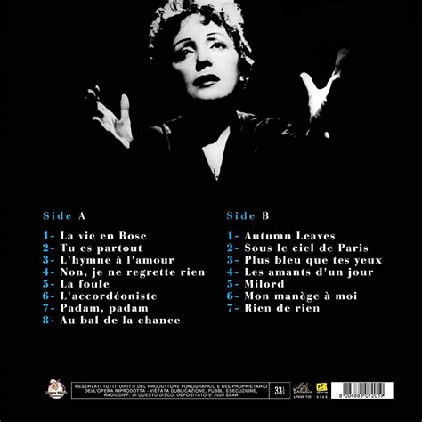Edith Piaf La Vie En Rose Fiyatı Özellikleri Zuhal Dünyanın En İyi Müzik Mağazası