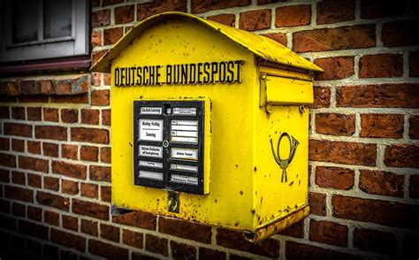 Briefkasten Deutsche Post Kostenloses Foto Auf Pixabay Pixabay