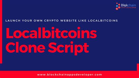 We have the international brands that provide exchange software development in a minute. LocalBitcoins Clone Script (With images) | Script, Local bitcoin